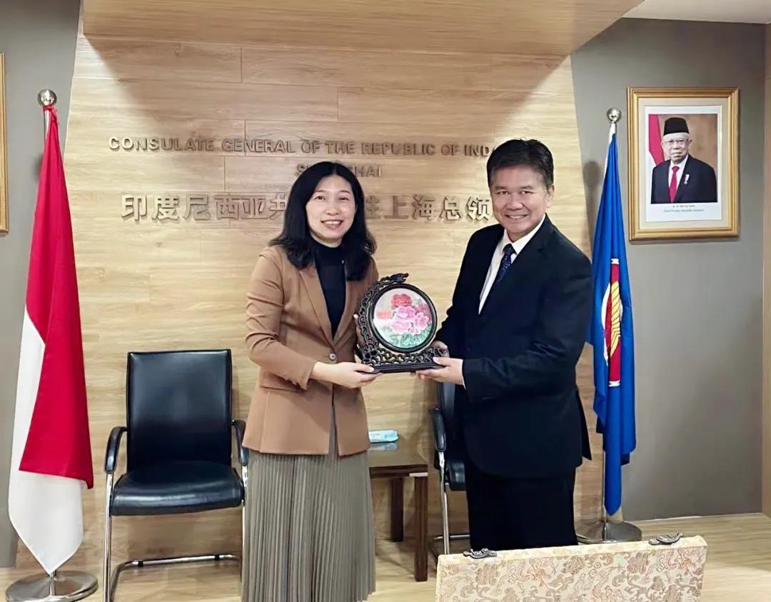 加强沪联61共话友缘⑤市外办拜会印尼驻沪总领事戴宁
